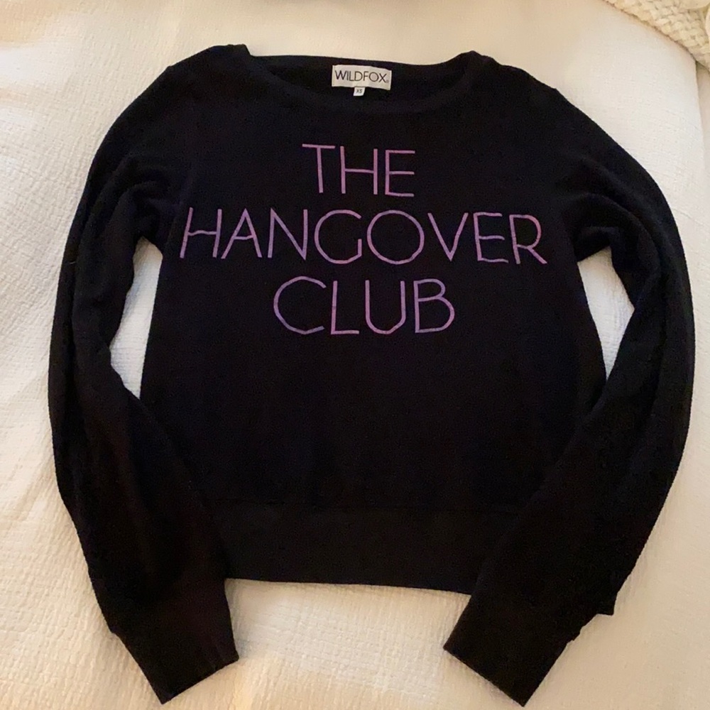 Wildfox The hangover club pullover 🥂🍾✨ size XS